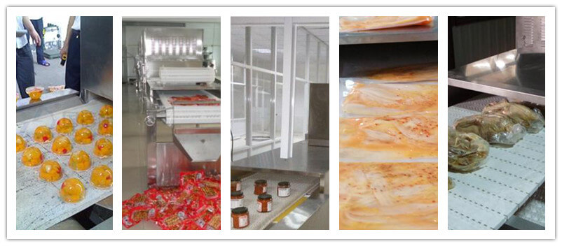 cautions for microwave sterilizing packed food